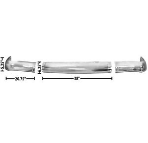 Bumper Rear Three-Piece Style 55