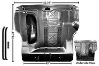 Trunk Floor Complete 55-57Seda