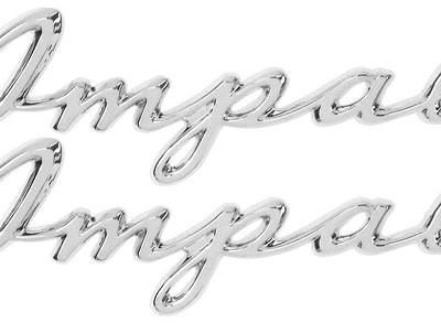 Emblem Rear Quarter Script 62