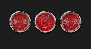 V8 Red Steelie Series Ultimate Speedometer