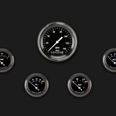 HOTROD 5 GAUGE SET KPH