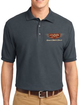 Men's Grey Polo | Extra Large