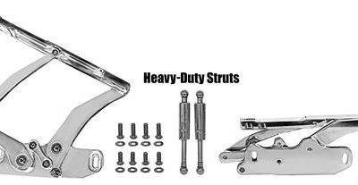 67-69 Billet Hood Hinge Pair